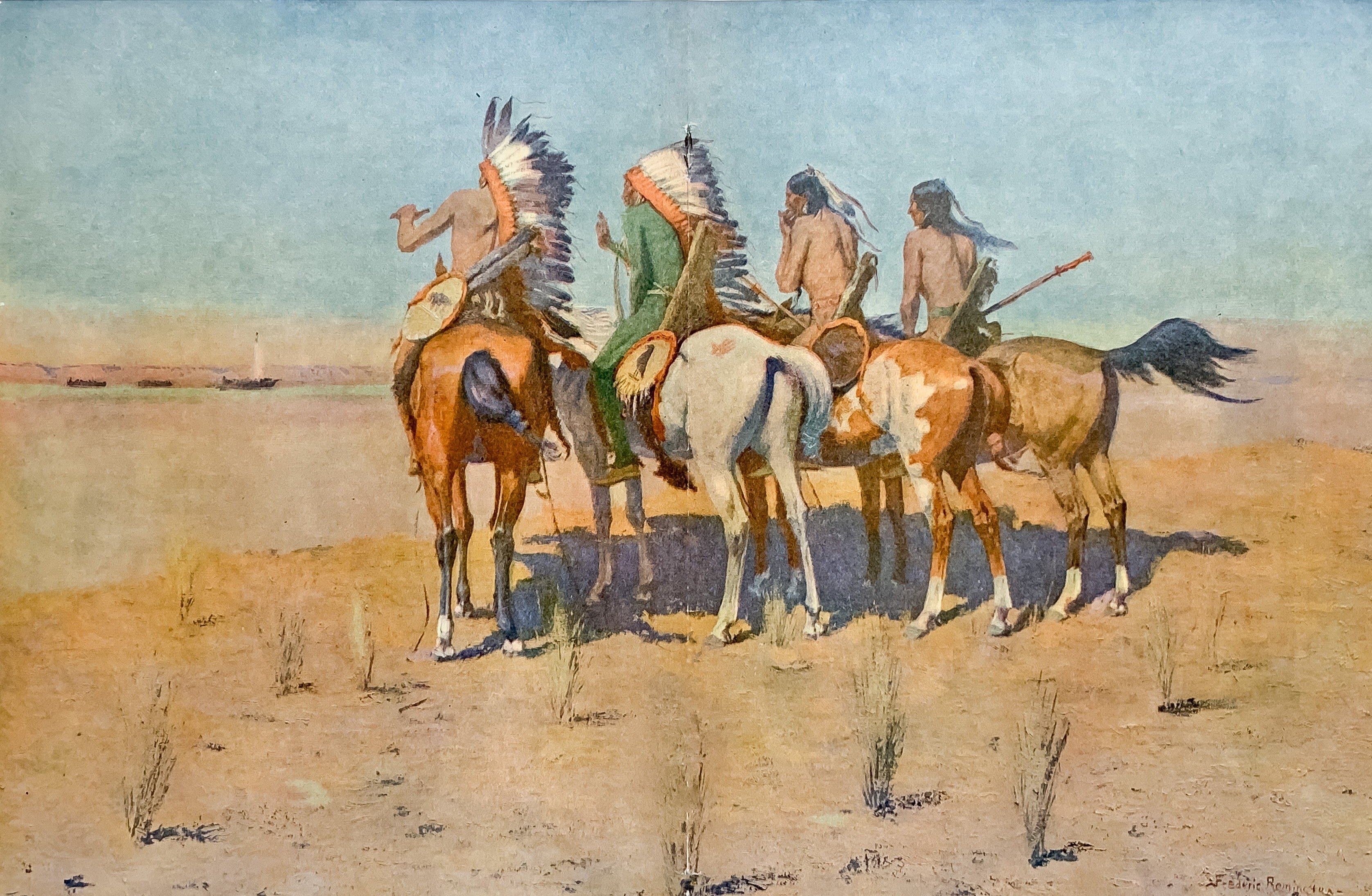 The Pioneer, 1904 Collier's Print - Vintage American History Wall Art - Perfect for Home Decor, Office & Historical Collections