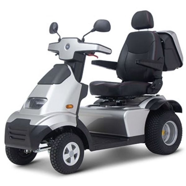 AFIKIM Afiscooter S 4 Wheel Mobility Scooter for Adults - Electric Powered Disability Scooter with Comfortable Seat & Long Battery Life - Perfect for Shopping, Travel & Outdoor Activities