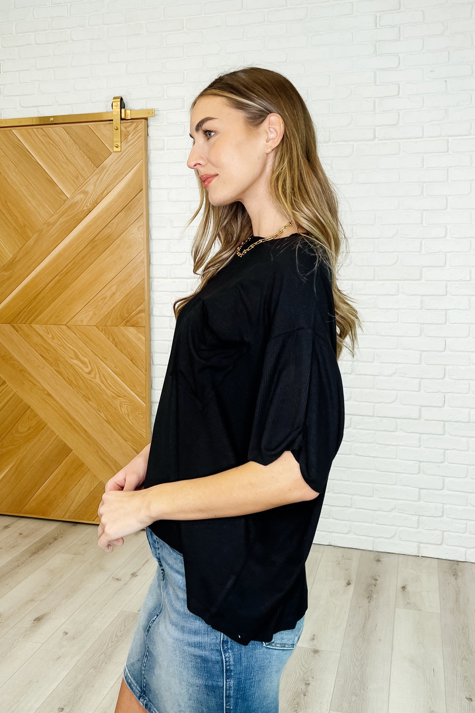 Bare Necessitee Relaxed Tee in Black - Soft & Comfortable Casual T-Shirt for Men & Women | Perfect for Everyday Wear, Lounging & Outings