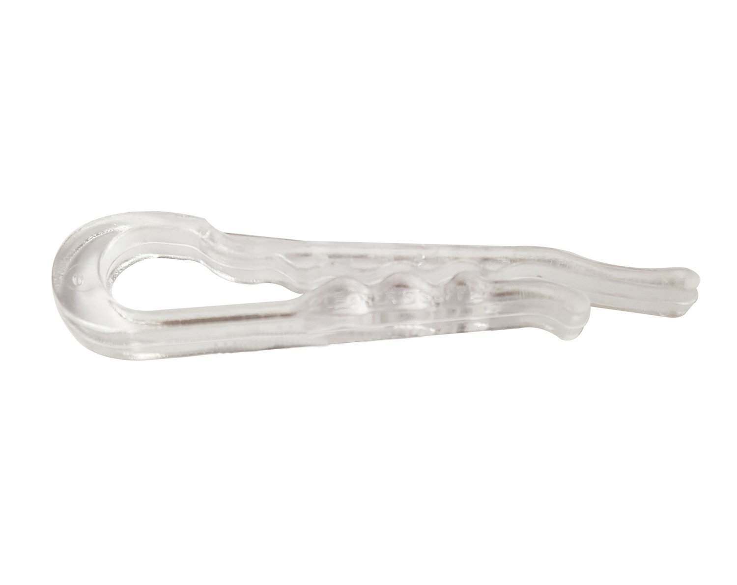 500 U-Shaped Clear Plastic Alligator Clips for Shirts, Pants, Socks & Garment Folding - Heavy Duty Clothes Pins for Laundry, Sewing, Crafting & Closet Organization