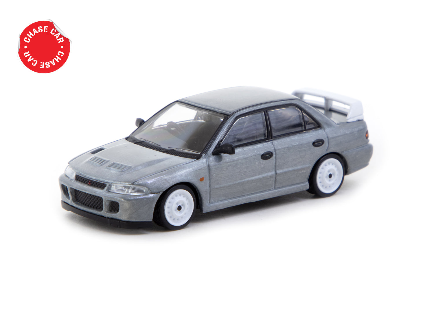 Tarmac Works 1/64 Scale Mitsubishi Lancer RS Evolution II Diecast Model Car - White Malaysia Special Edition Collectible for Car Enthusiasts | Perfect for Display, Gifts & Racing Collections
