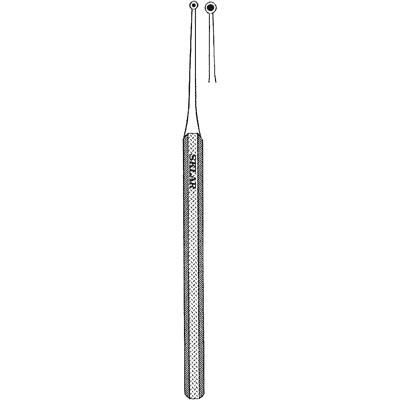 #58 Dental Curette Excavator - 2.5mm Surgical Instrument for Tooth Decay Removal - Perfect for Dentists & Dental Hygienists in Root Canal & Cavity Procedures