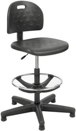 Safco 6680 Economy Lab Chair - Adjustable Height Ergonomic Office Chair for Laboratories, Classrooms & Workstations