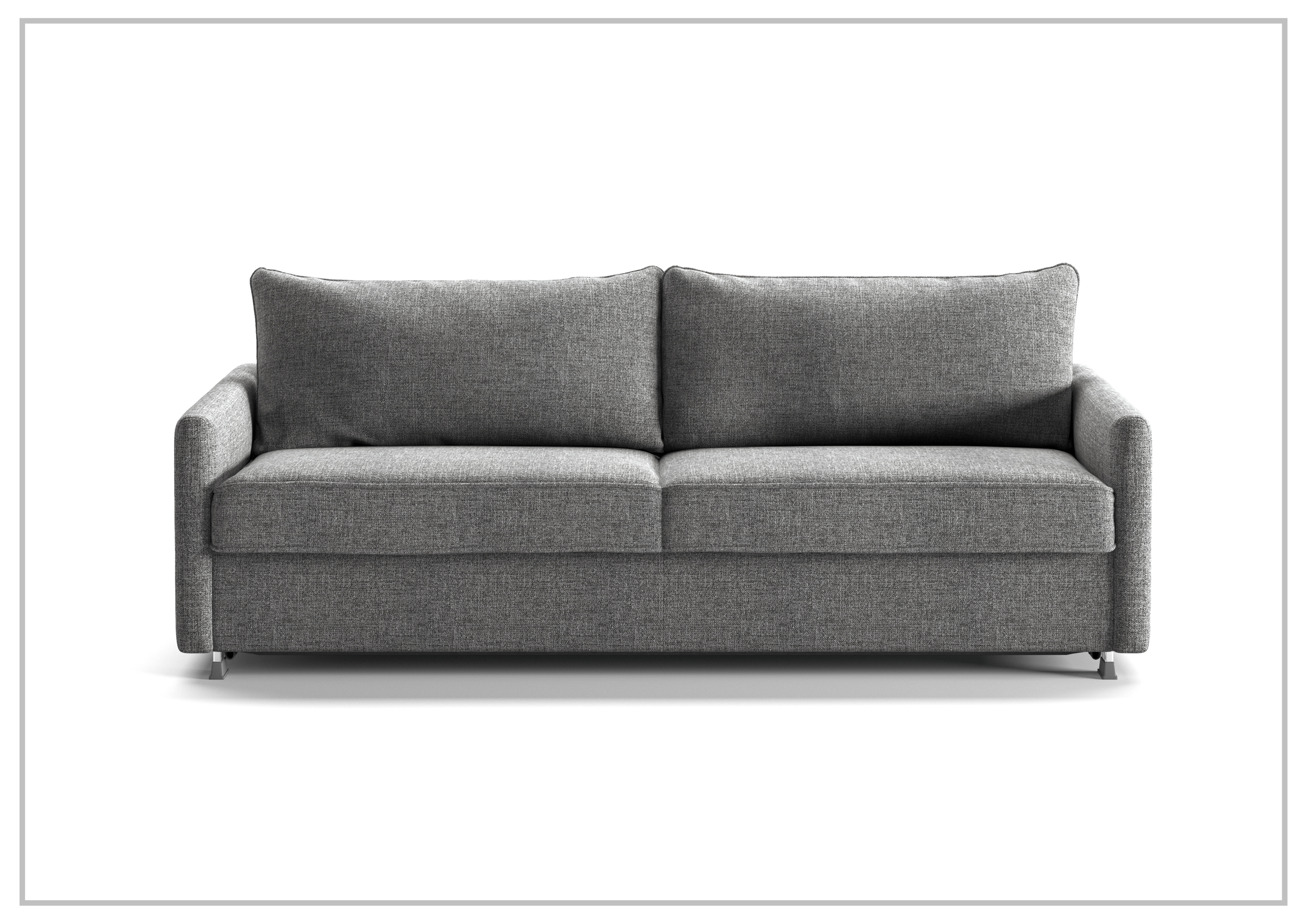 Luonto Fabric Bunk Bed Sleeper Sofa - Convertible Space-Saving Furniture for Small Apartments, Guest Rooms & Dorm Living