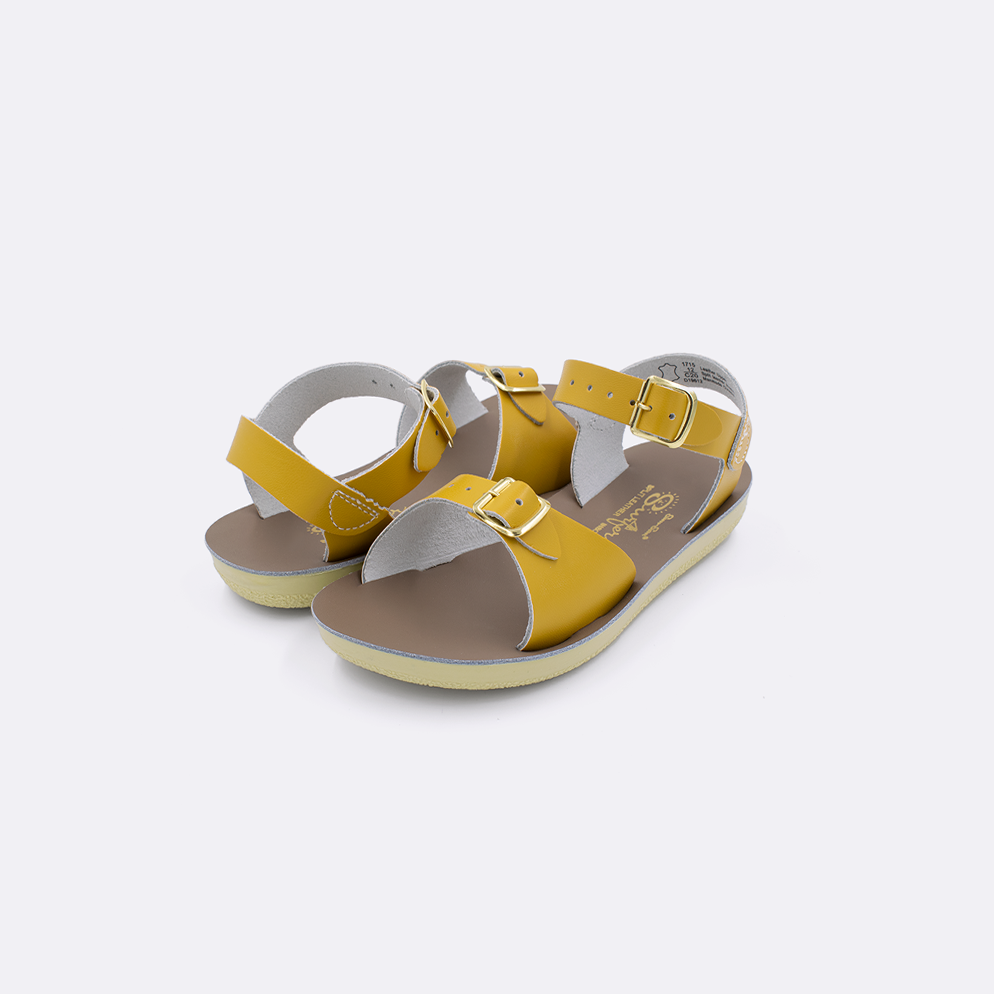 Sun San Surfer Mustard Toddler Outfit - Cute & Comfortable Beachwear for Kids - Perfect for Surfing, Beach Trips & Summer Playdates
