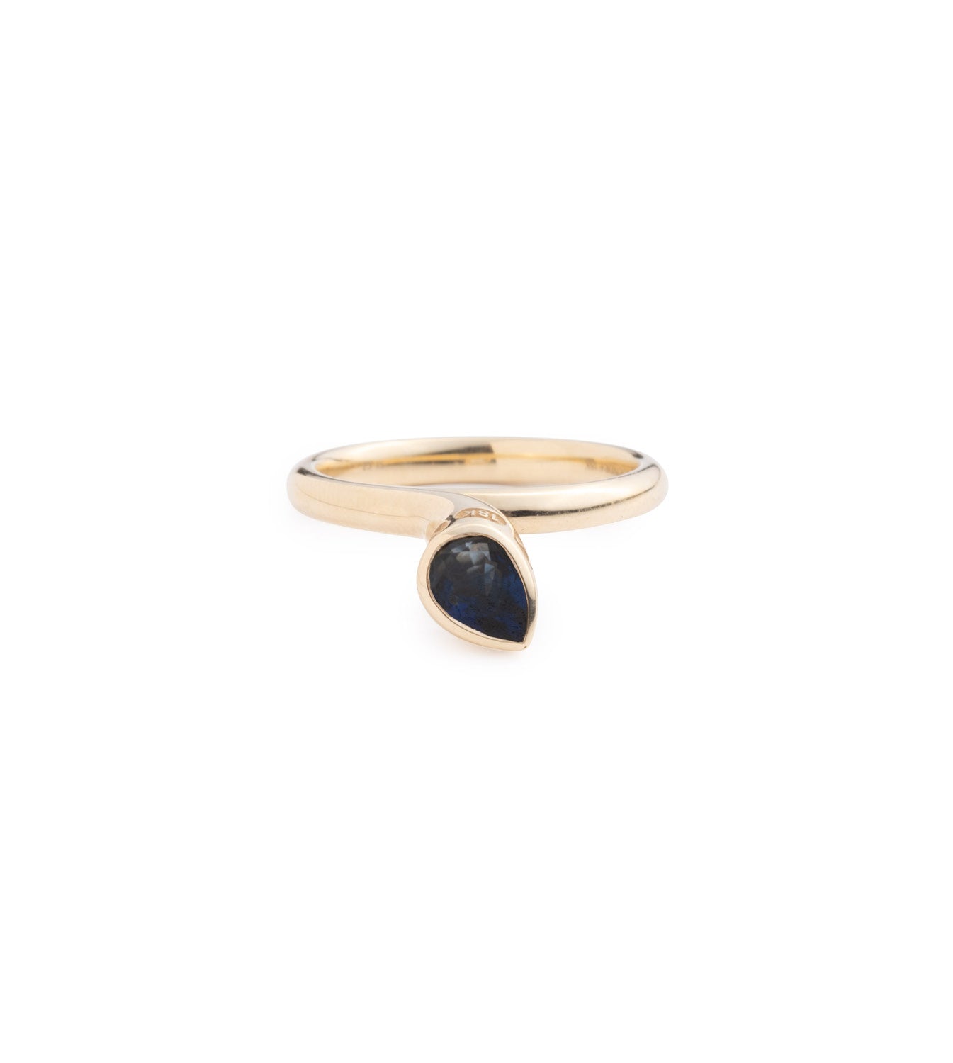 1.9ct Blue Sapphire Bookend Ring - Forever & Always a Pair - Elegant Jewelry for Weddings, Anniversaries & Romantic Gifts
