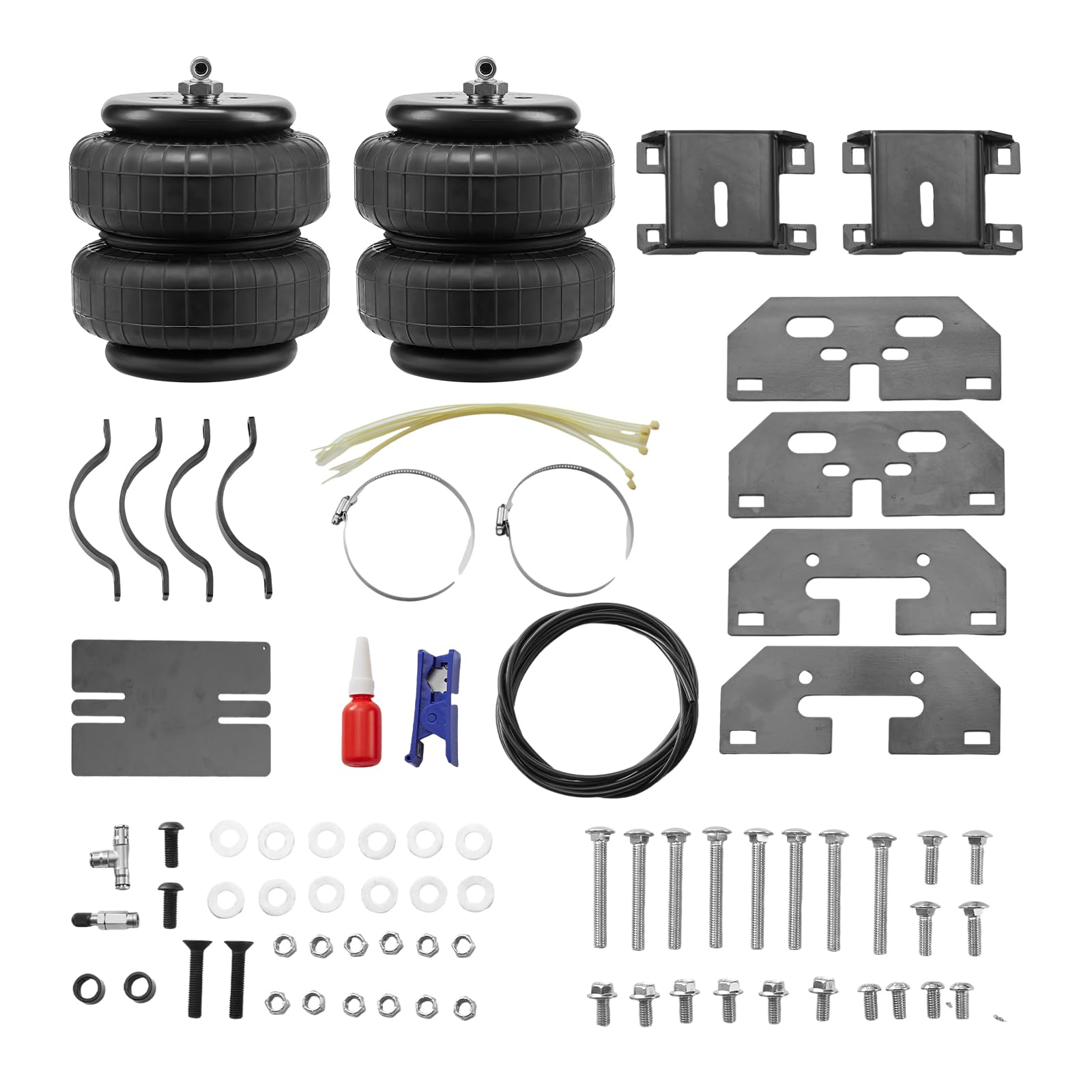 VEVOR Air Bag Suspension Kit for 2003-2018 Dodge Ram 2500/3500 4WD - 5000 lbs Capacity, 5-100 PSI Adjustable Air Springs - Perfect for Towing, Heavy Loads & Off-Road Adventures