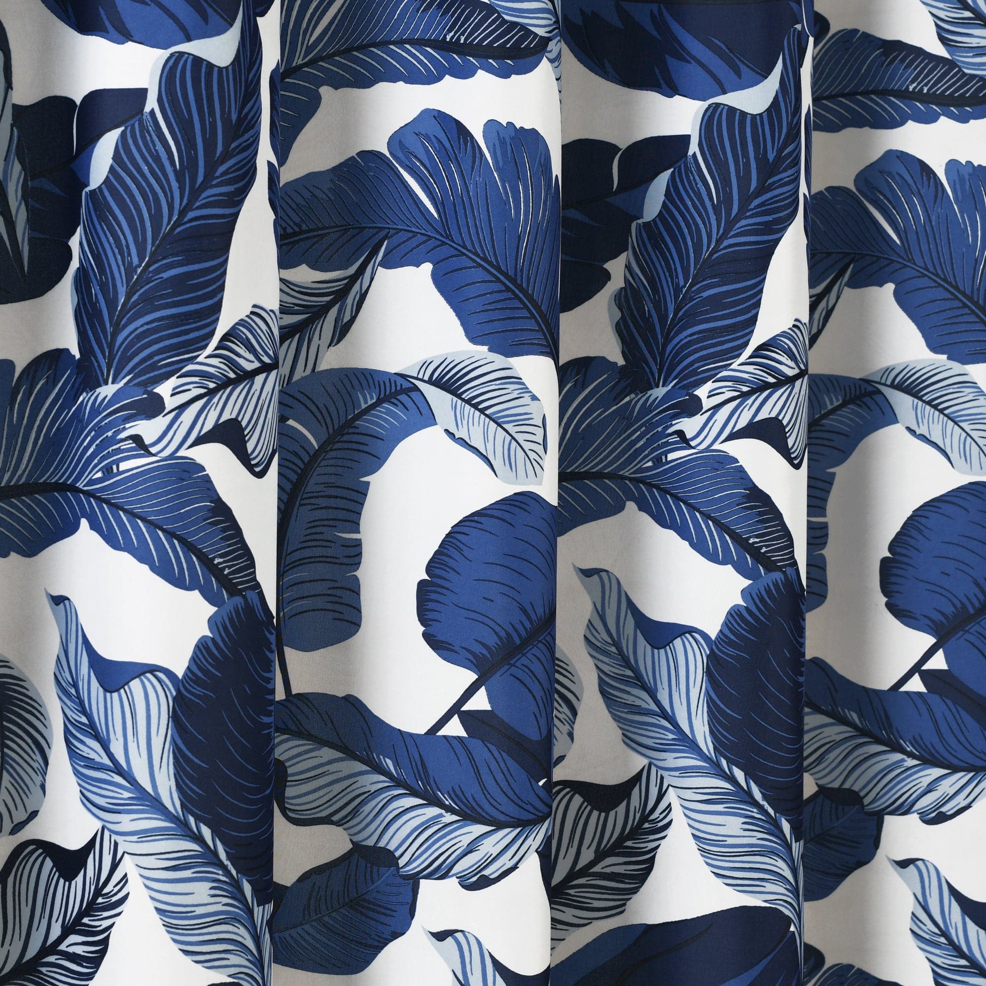 Tropical Paradise Shower Curtain - Waterproof Bathroom Decor with Vibrant Palm Leaf Design - Perfect for Beach, Coastal, or Vacation Themed Bathrooms