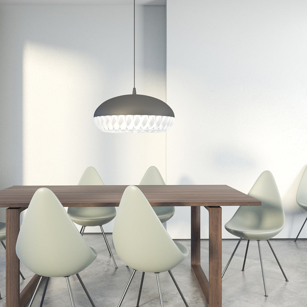 Drop Chair Plastic - Modern Lightweight Indoor/Outdoor Stackable Chair for Home, Office, and Patio Use