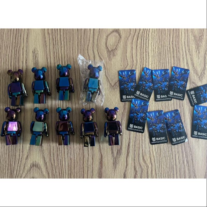 Medicom Be@rbrick Series 43 BASIC SET - 9PCS 100% Authentic Collectible Figures for Display & Investment | Home Decor, Office Collection, Gift for Anime Fans