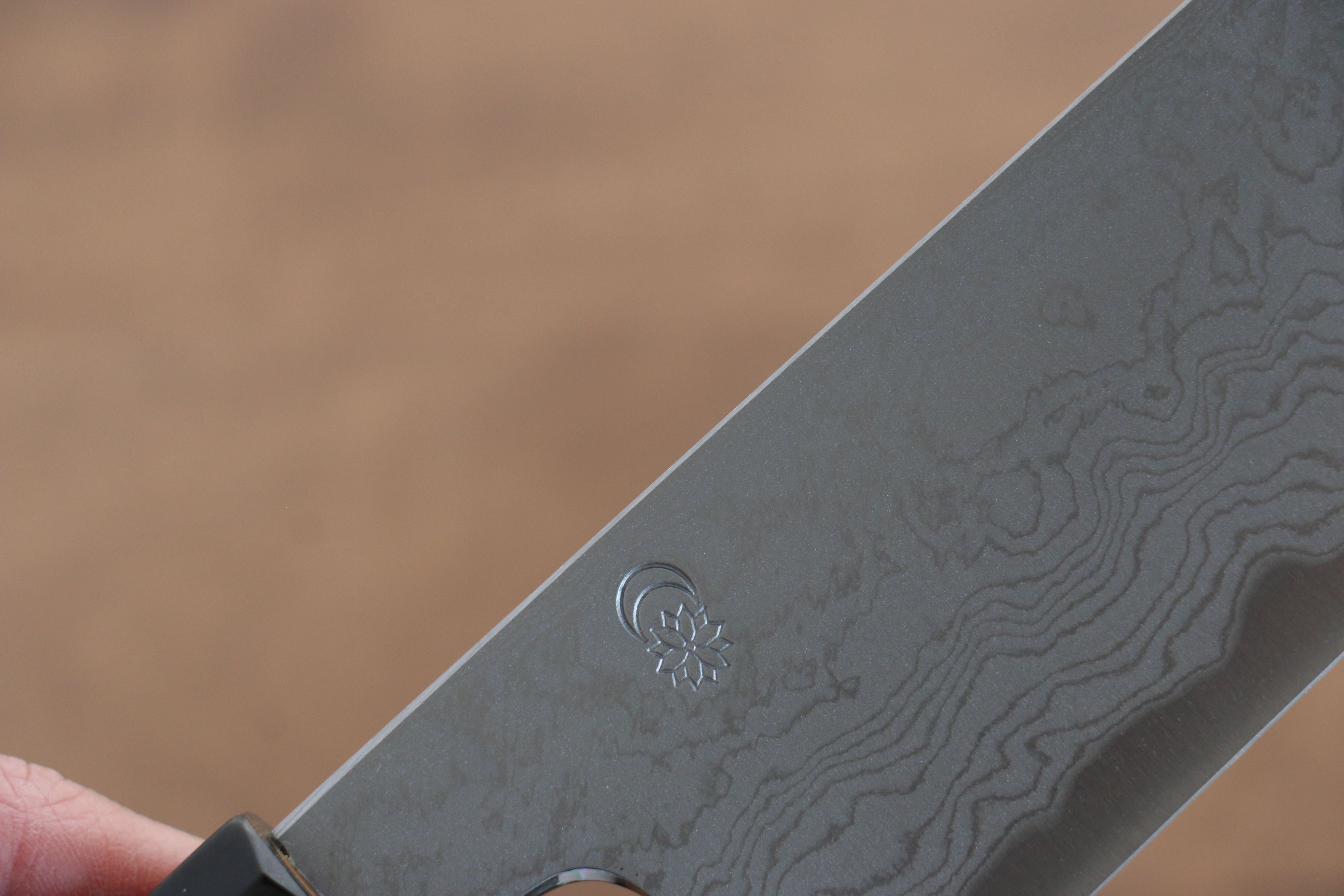Premium Kikuzuki Blue Steel No.1 Damascus Kiritsuke Gyuto Knife 240mm - Japanese Chef Knife with Magnolia Wood Handle - Perfect for Sushi, Sashimi & Precision Cutting