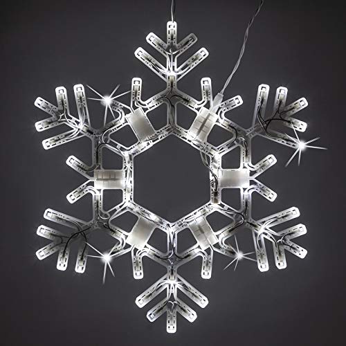 Cool White Twinkle Snowflake