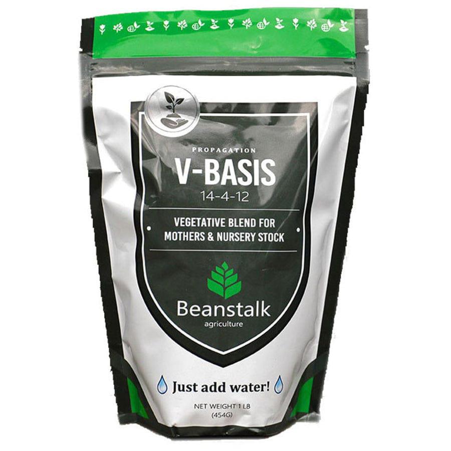 Beanstalk V Basis (14-4-12) Nursery & Vegetative Fertilizer for Hydroponics, Indoor Plants & Organic Gardening – Promotes Healthy Growth & Strong Roots