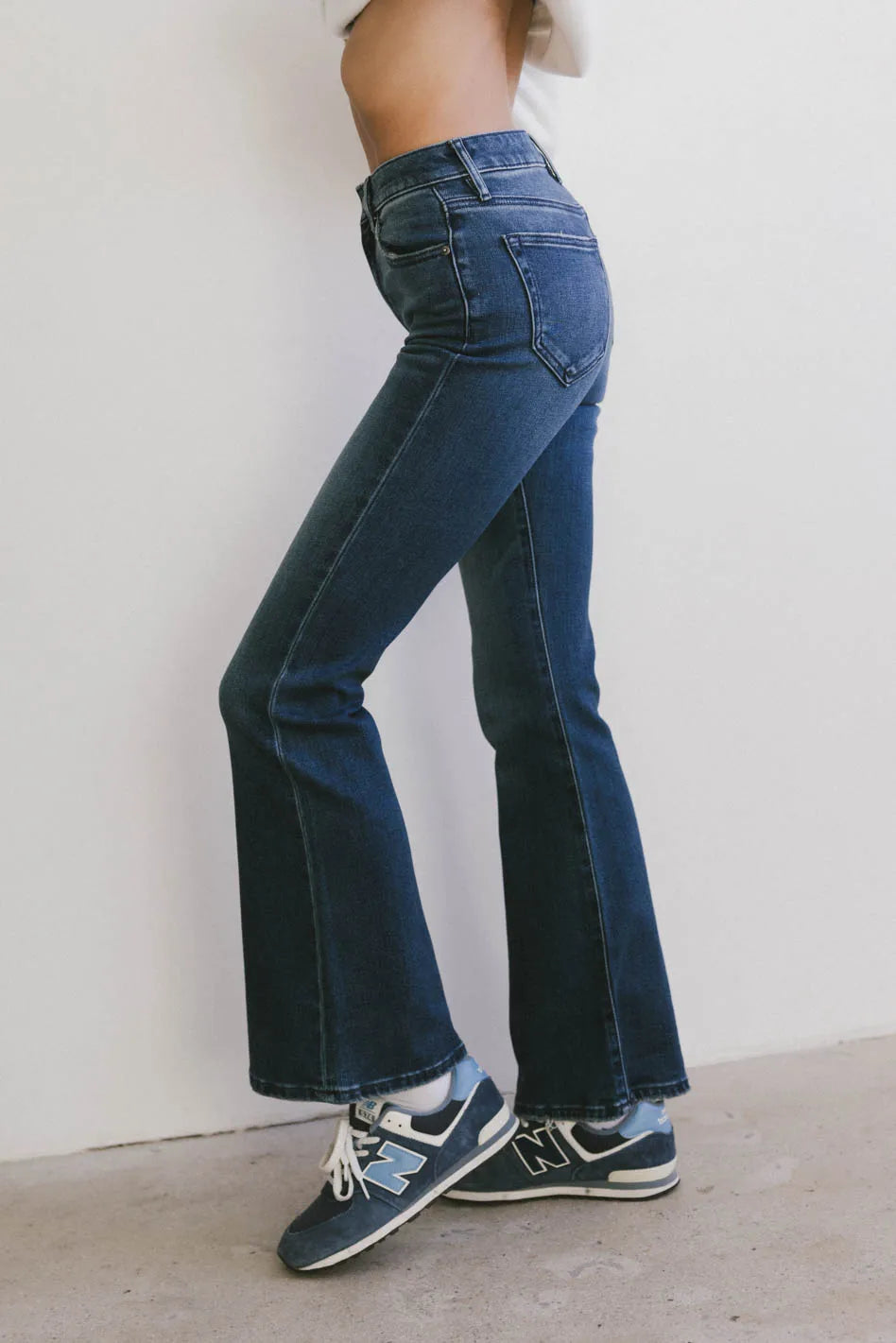 Eris Flare Jeans for Women - High Waisted Stretch Denim Pants, Vintage Retro Wide Leg Jeans - Perfect for Casual Outfits, Date Nights & 70s Fashion Looks