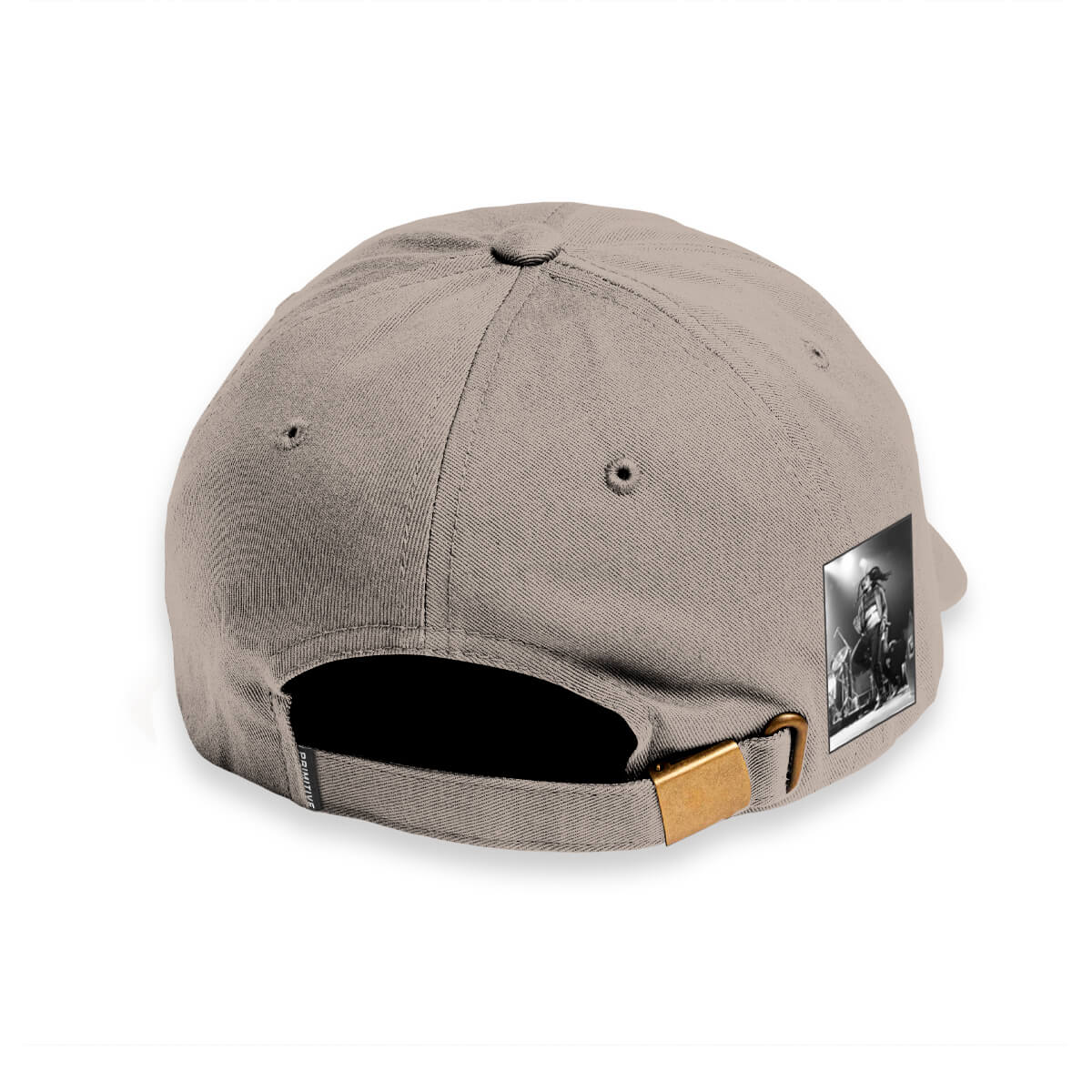 Primitive x Bob Marley Dirty P Marley Strapback Hat - Cream Color Reggae Style Snapback Cap for Men & Women - Perfect for Concerts, Streetwear & Casual Outfits