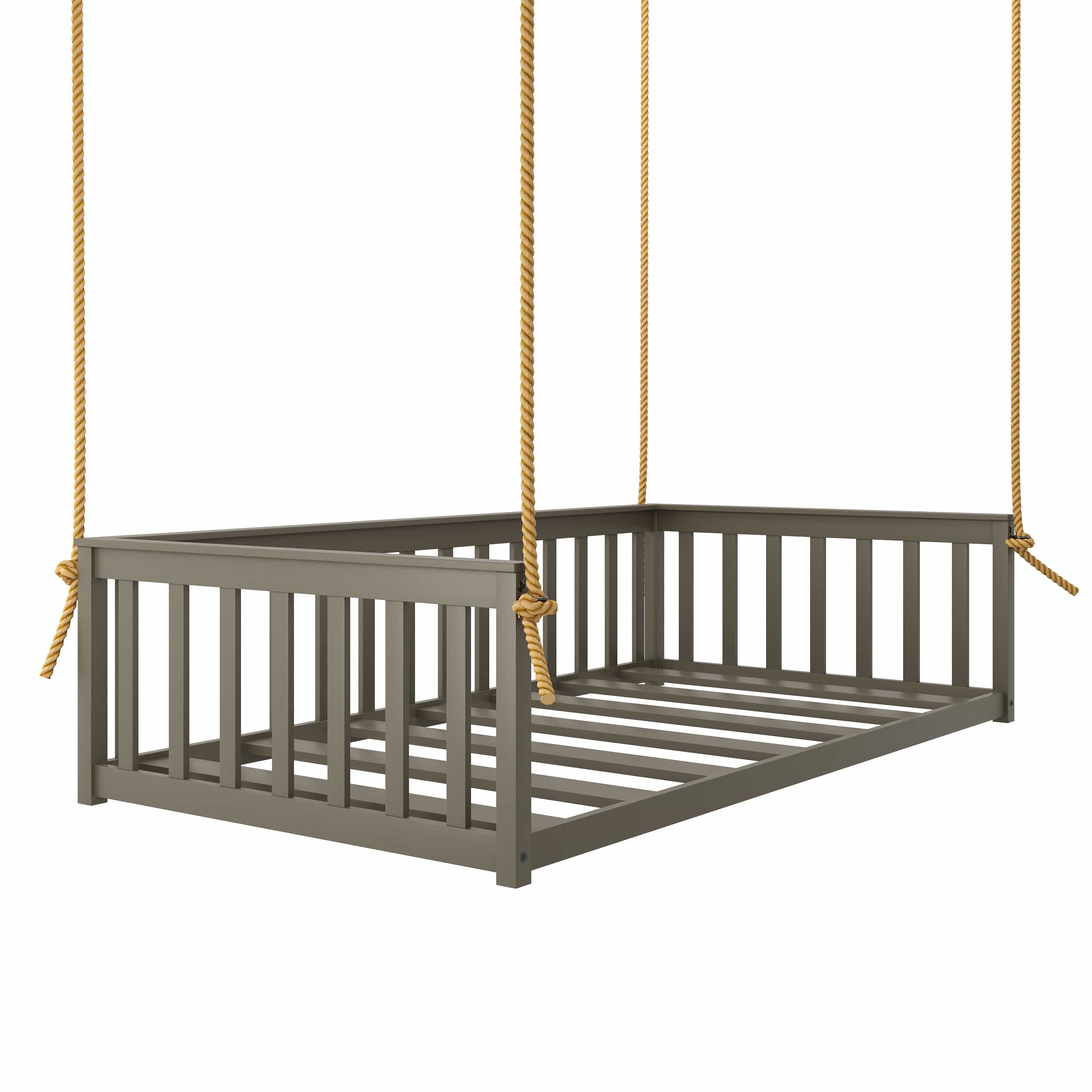 Keystone Amish Co. Columbus Daybed Porch Swing - Outdoor Patio Furniture for Relaxing in Garden, Backyard or Deck