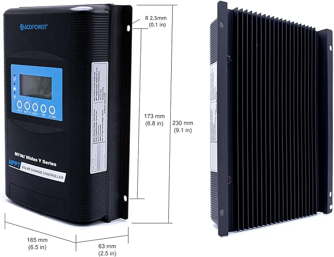 Acopower 100W Monocrystalline Solar Panel Kit | All Black 300W 30A MPPT Solar Charger | Perfect for RV, Boat & Off-Grid Power