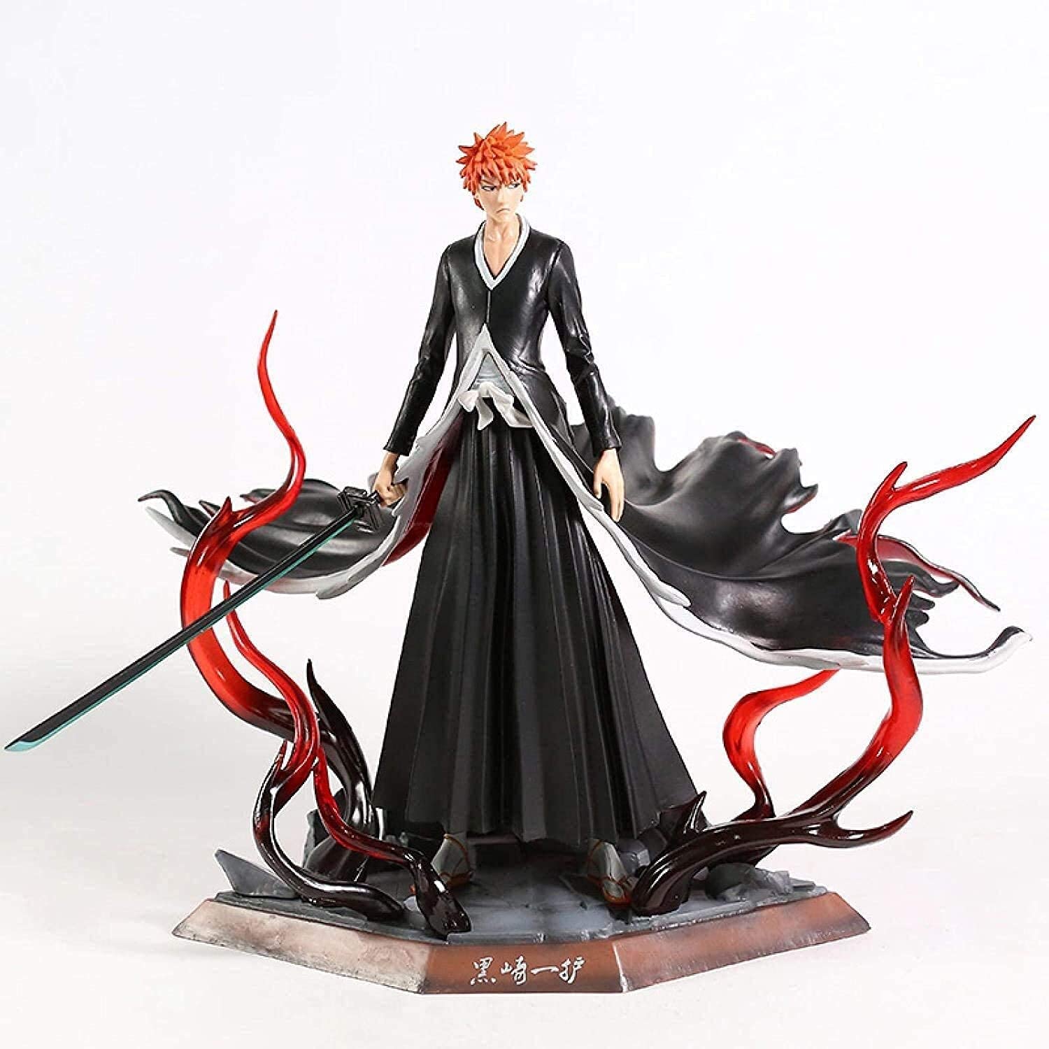 Anime Bleach Kurosaki Ichigo 23cm GK Statue - Japanese Anime Figure Model Collectible Toy for Men | Perfect Gift for Anime Fans, Home Decor & Office Display