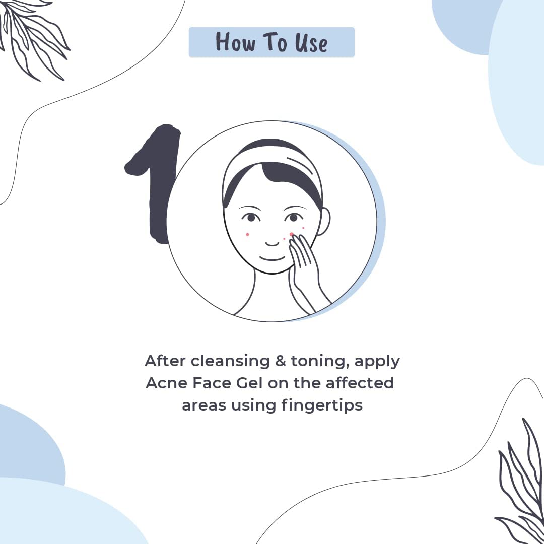 Teenilicious Acne Face Gel with 2% Salicylic Acid & Tea Tree Oil - Acne Treatment for Men & Women - Blackhead & Whitehead Remover - Pore Cleanser for Oily Skin - 30g | Daily Skincare Routine for Clear, Healthy Skin
