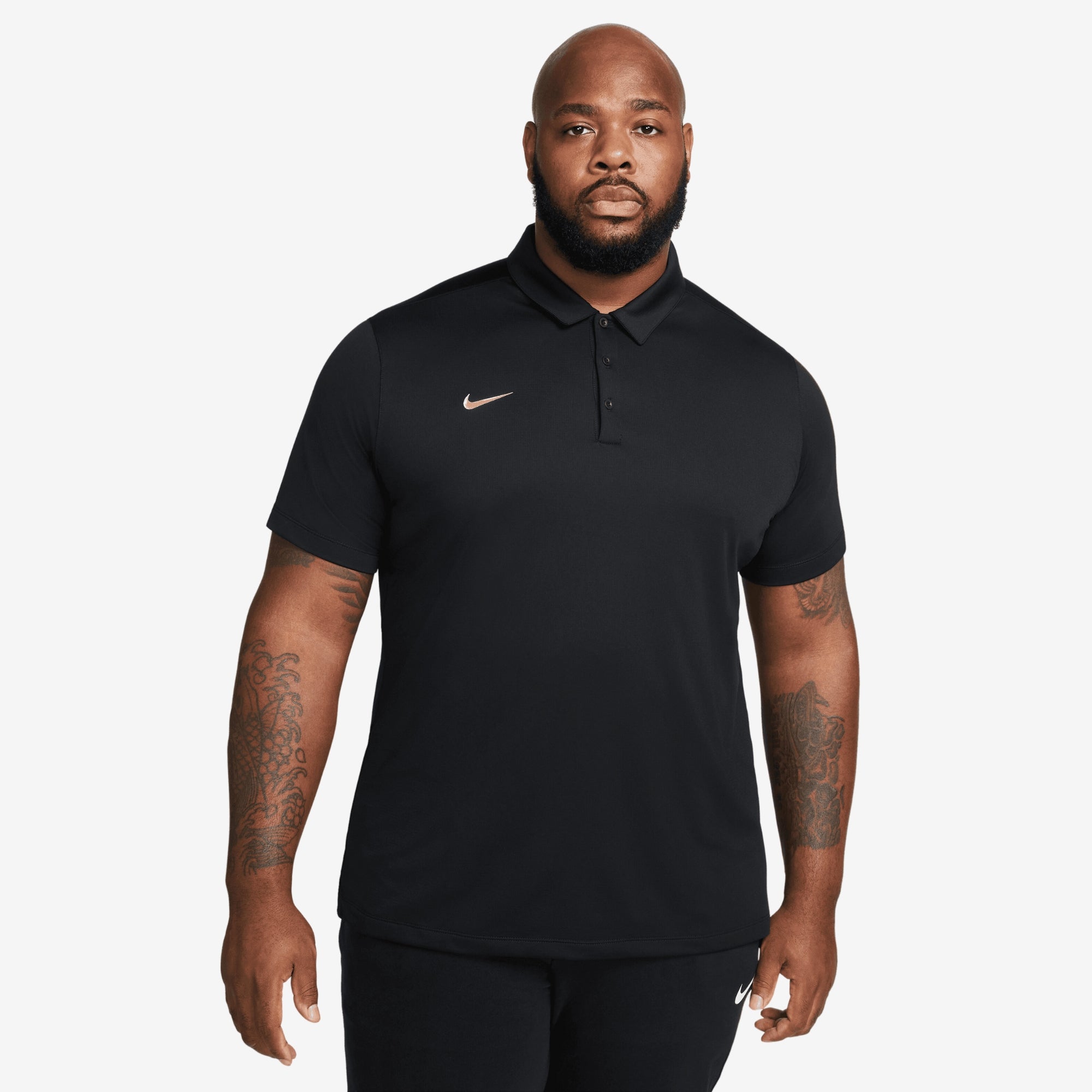 Nike Men's Dri-FIT Football Polo Shirt - Moisture-Wicking, Breathable & Lightweight for Training, Games & Casual Wear