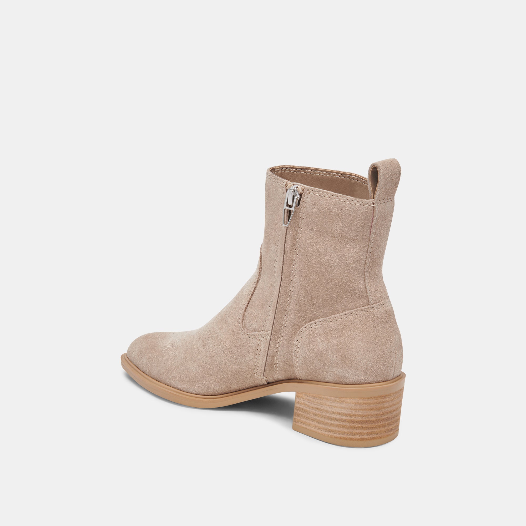 BILI H2O Waterproof Booties for Women - Soft Suede TAUPE Color - Comfortable Slip-On Shoes for Beach, Pool, and Spa Use