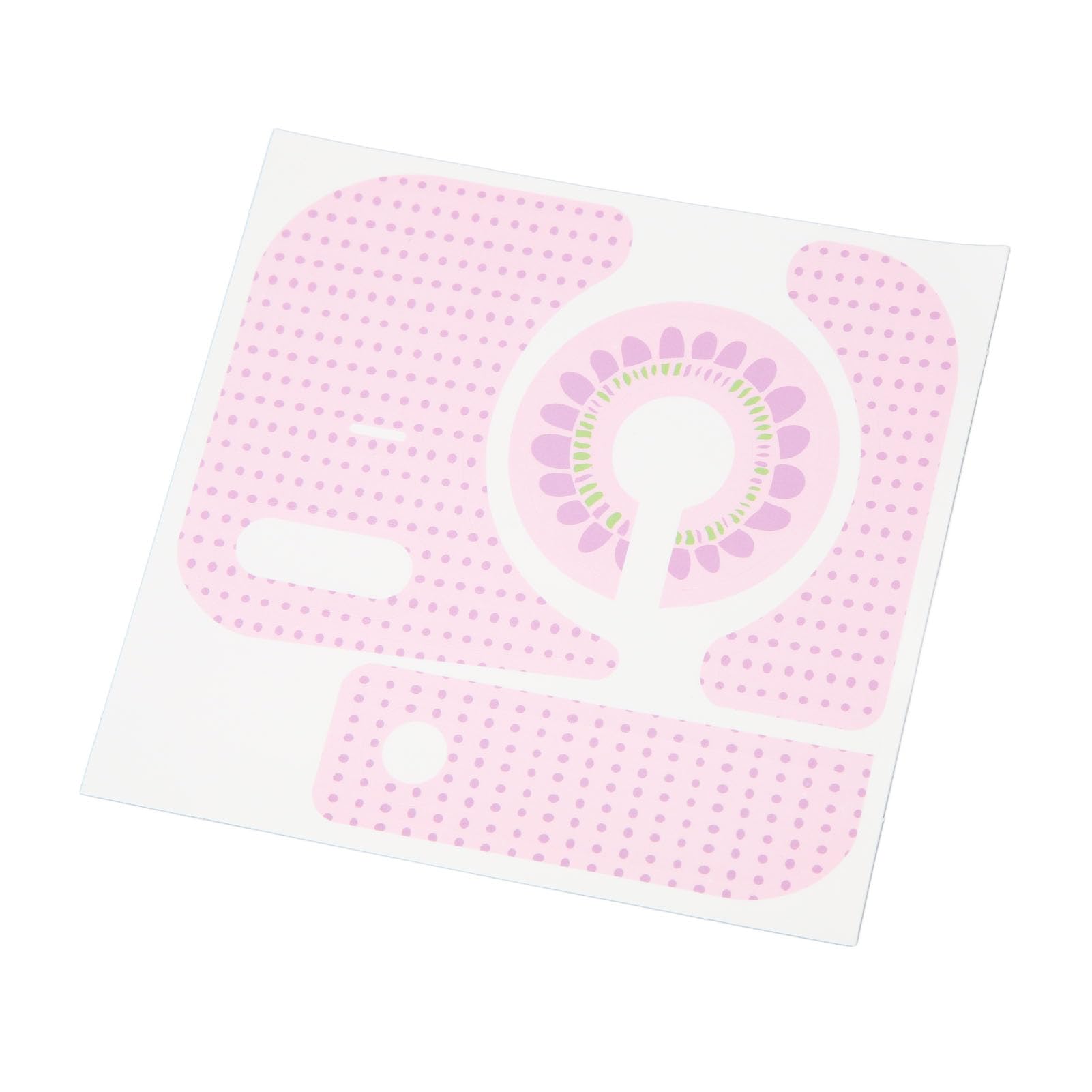 Instant Camera Body Dot Sticker - Polka Dot Sunflower Pattern PVC Decorative Decal for Instax Mini12 | DIY Camera Accessories | Perfect for Personalizing Your Instant Camera & Scrapbooking (Pink)