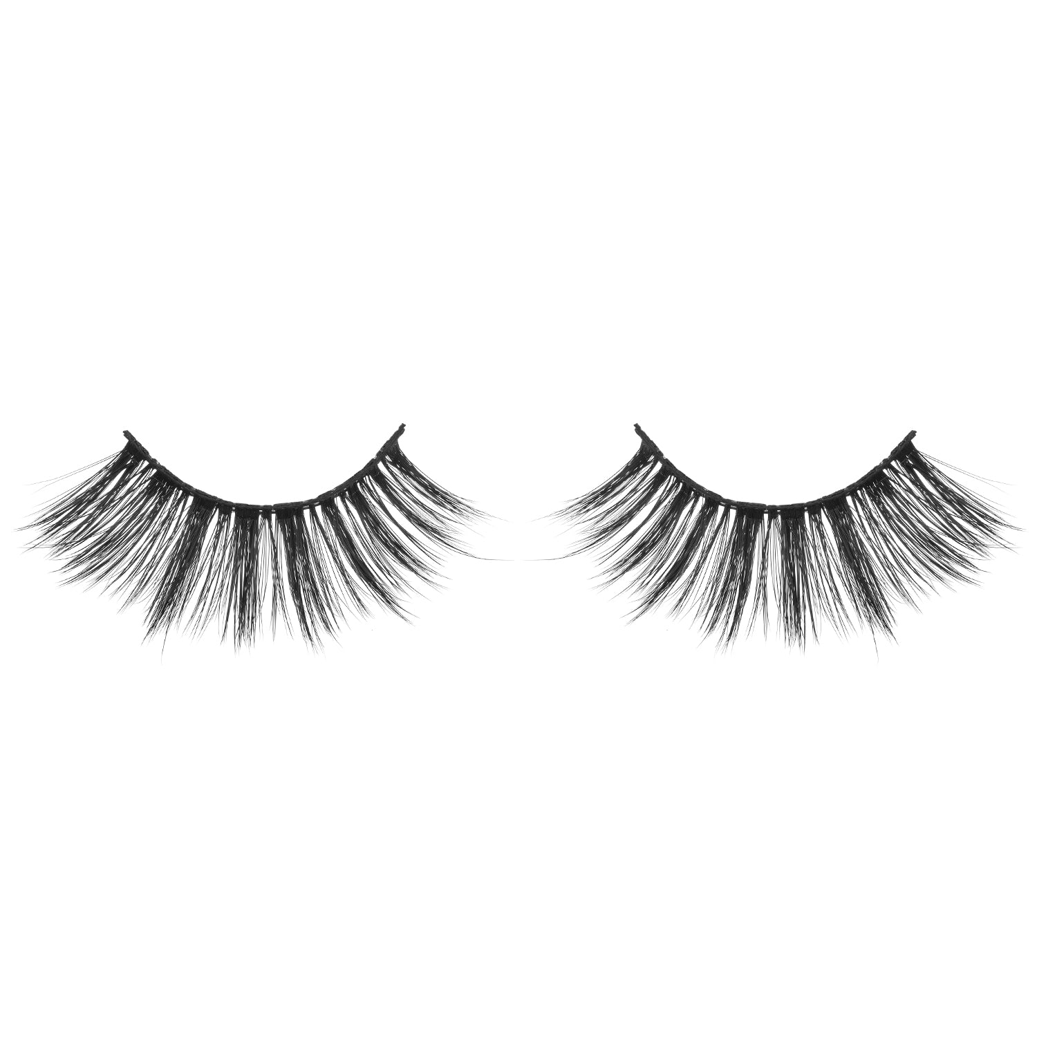 Natural Looking Synthetic Eyelashes - 5 Pairs Set with Glue, Cruelty-Free & Reusable False Lashes for Everyday Wear or Special Occasions | Perfect for Parties, Weddings, and Date Nights