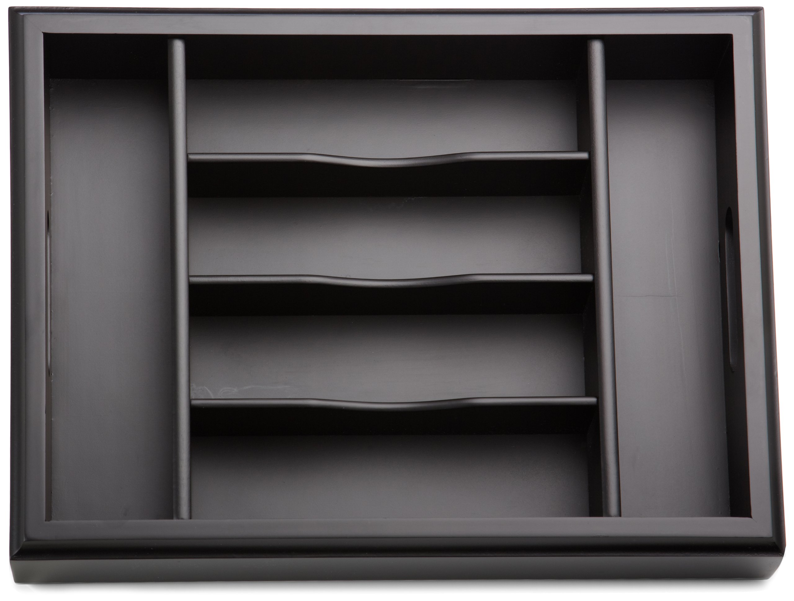 Cambridge Silversmiths Black Serving Tray for Dining & Decor