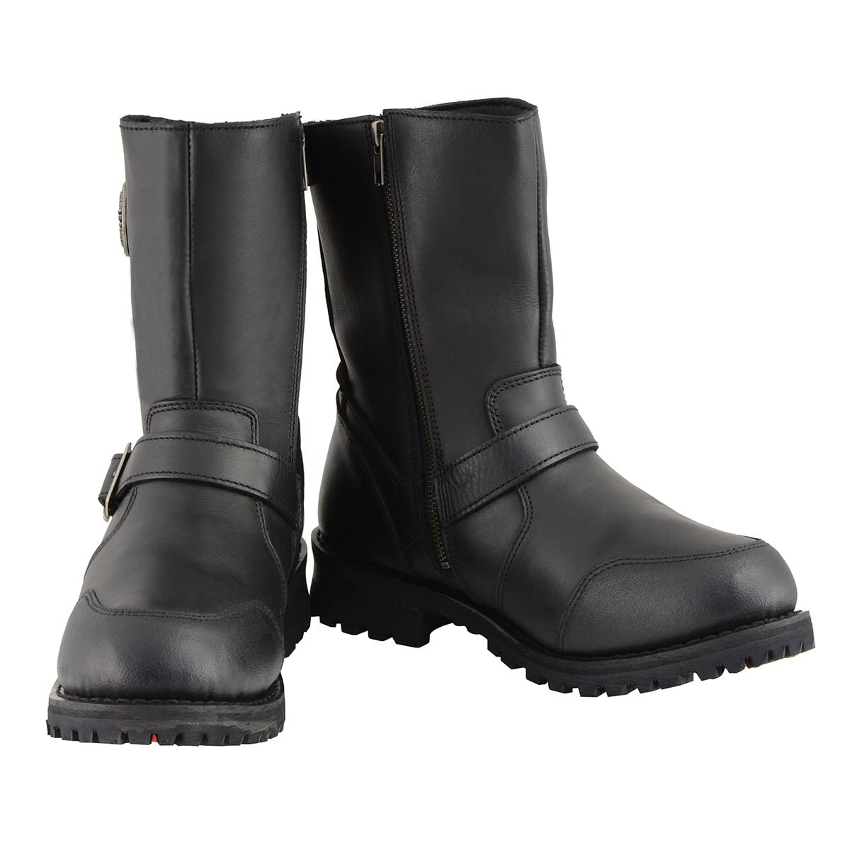 Milwaukee Leather Men's Premium Classic Engineer Motorcycle Boots - Durable Leather Riding Boots for Men - Perfect for Motorcycle Enthusiasts & Long-Distance Rides