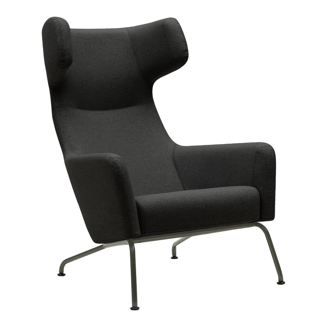 Havana Wing Chair - Mid-Century Modern Accent Armchair for Living Room, Bedroom & Office - Comfortable Upholstered Lounge Chair with High Back Support - Perfect for Reading, Relaxing & Home Decor