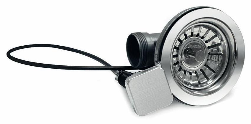 Blanco 3.5-Inch Pop-Up Strainer Chrome 401243 - Premium Kitchen Sink Drain Filter for Easy Cleaning & Food Waste Disposal | Perfect for Residential & Commercial Use