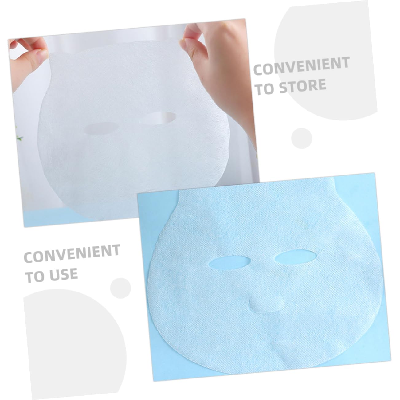 Didiseaon Kids Facial Mask Sheets - 50pcs Hydrating & Soothing Face Masks for Children | Gentle Skincare for Dry & Sensitive Skin | Perfect for Spa Day, Sleepovers & Birthday Parties