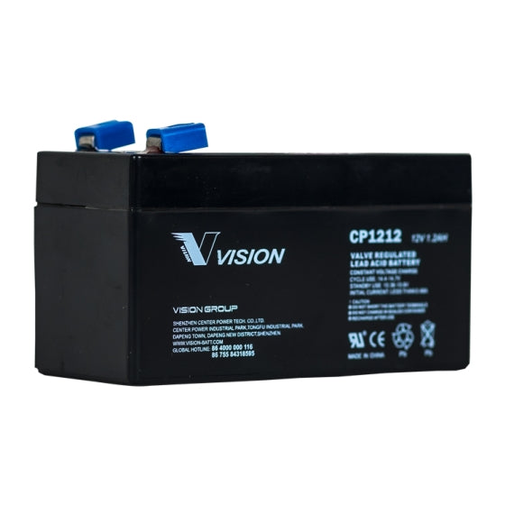 12V 3.2Ah SLA Battery for Security Systems, Emergency Lights & UPS Backup - Rechargeable Sealed Lead Acid Battery