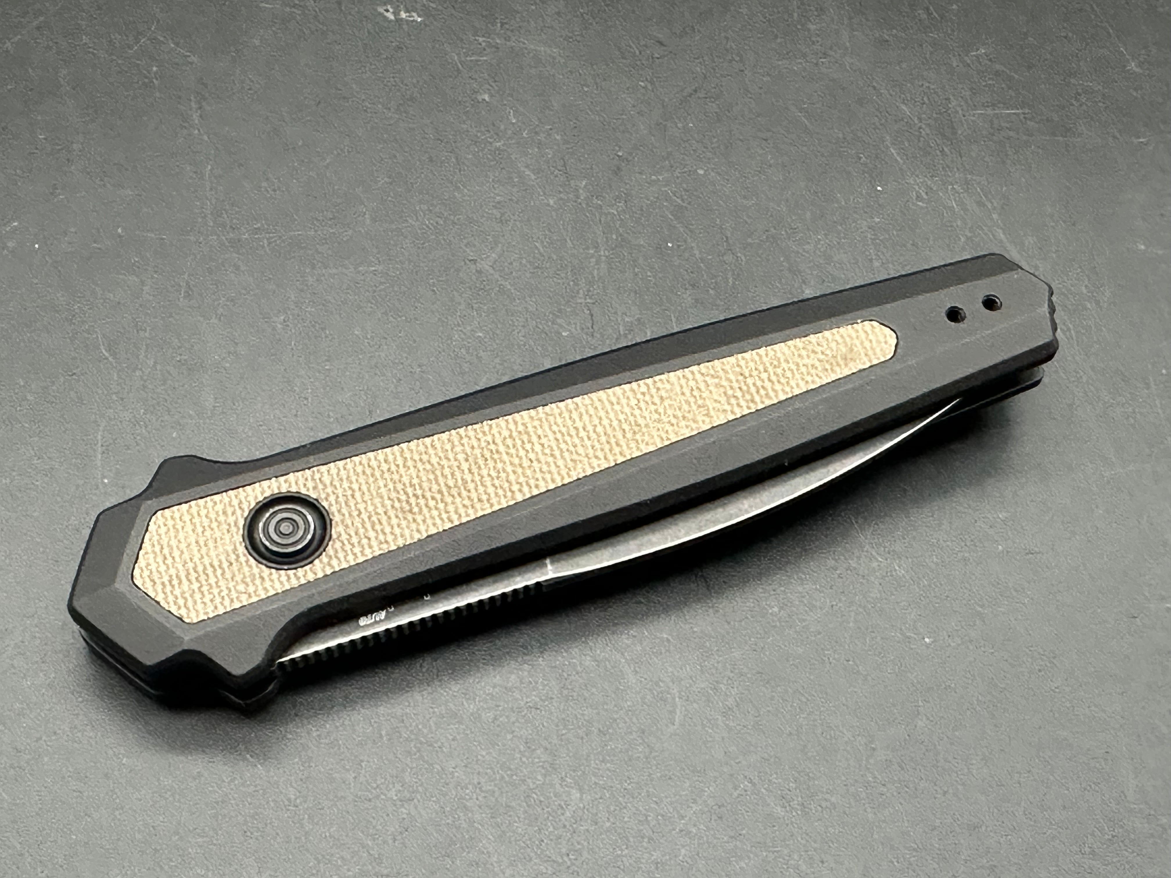 Kershaw Launch 15 Automatic Knife - MagnaCut Blade, Aluminum/Micarta Handle, 3.5