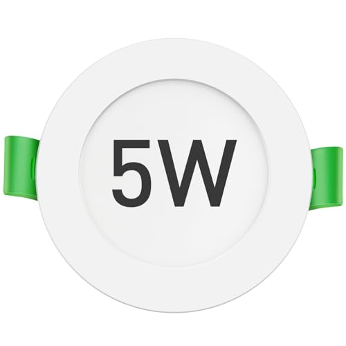 5w White Round Cutout 68-78mm