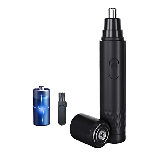 Rechargeable USB Electric Nose & Ear Hair Trimmer for Men - Mini Portable Grooming Tool with Sweet Berry Design | Perfect for Travel, Home Use & Personal Care (One Size)