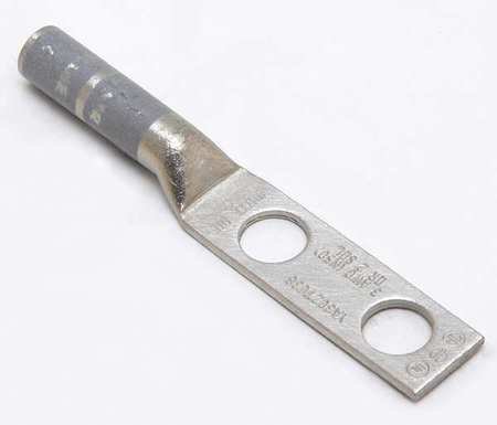 3 AWG Two Hole Lug Compression Connector - Pack of 6 for Electrical Wiring, Automotive and Marine Applications