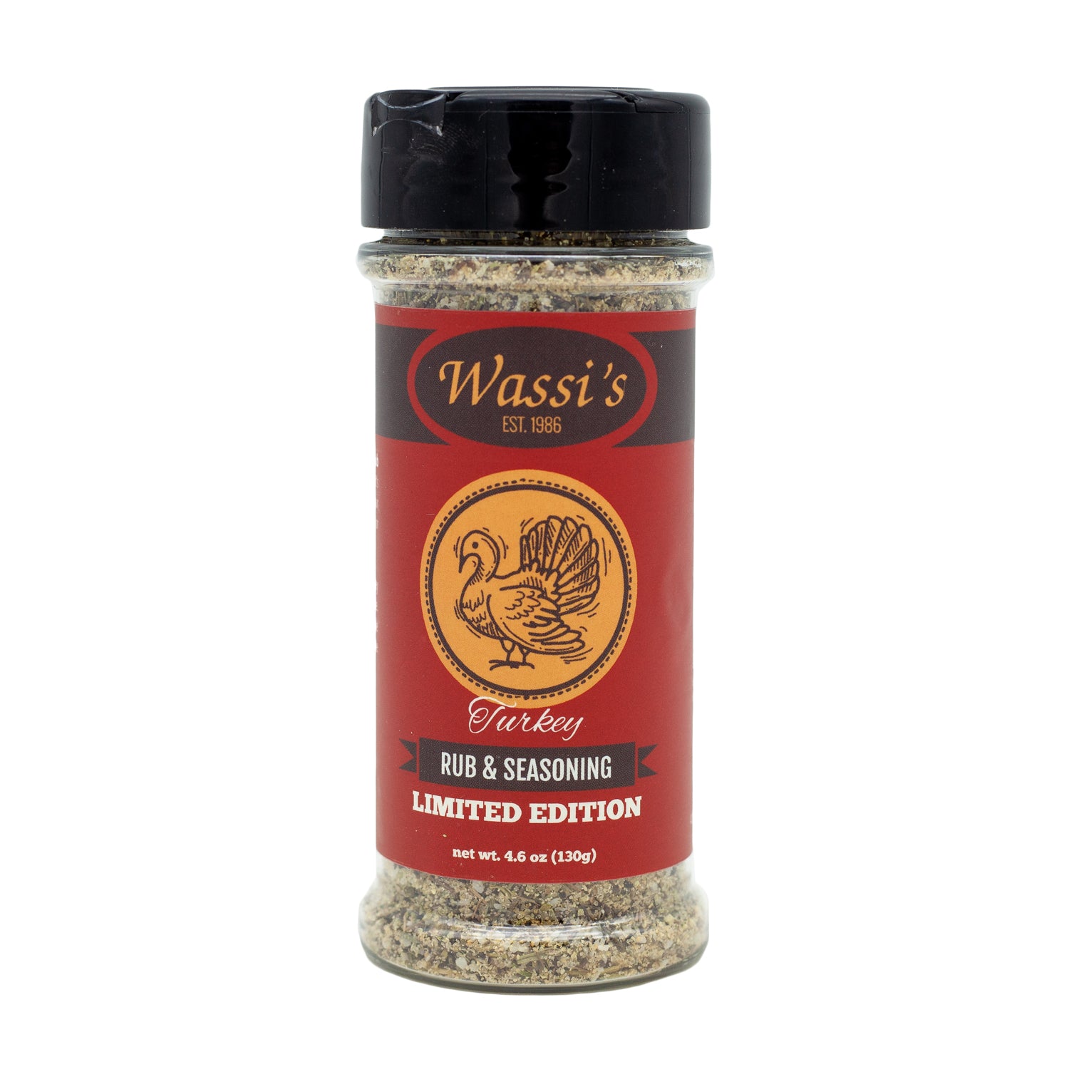 Premium Wassi's Turkey Rub Seasoning - All Natural Spice Blend for Juicy, Flavorful Roasted Turkey - Perfect for Thanksgiving, Christmas & Holiday Dinners