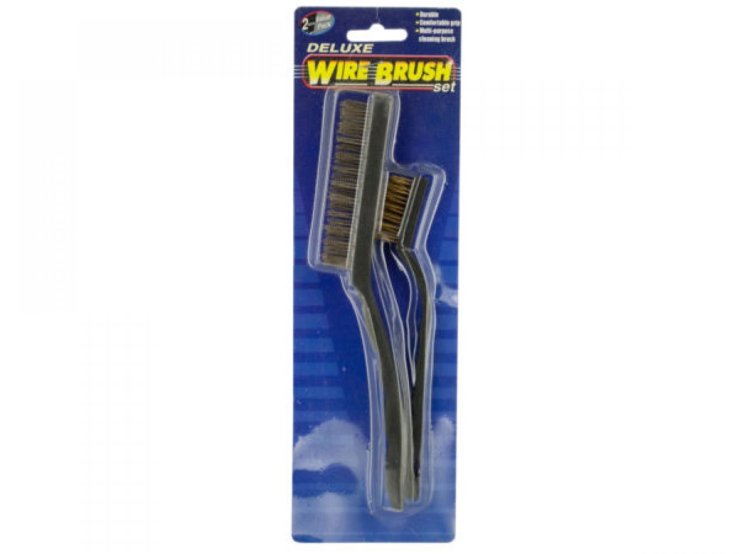 Bulk Buys Multi-Purpose Wire Brush Set - 24-Piece Heavy Duty Cleaning Kit for Metal, Wood & Rust Removal - Perfect for Automotive, DIY Projects & Home Maintenance