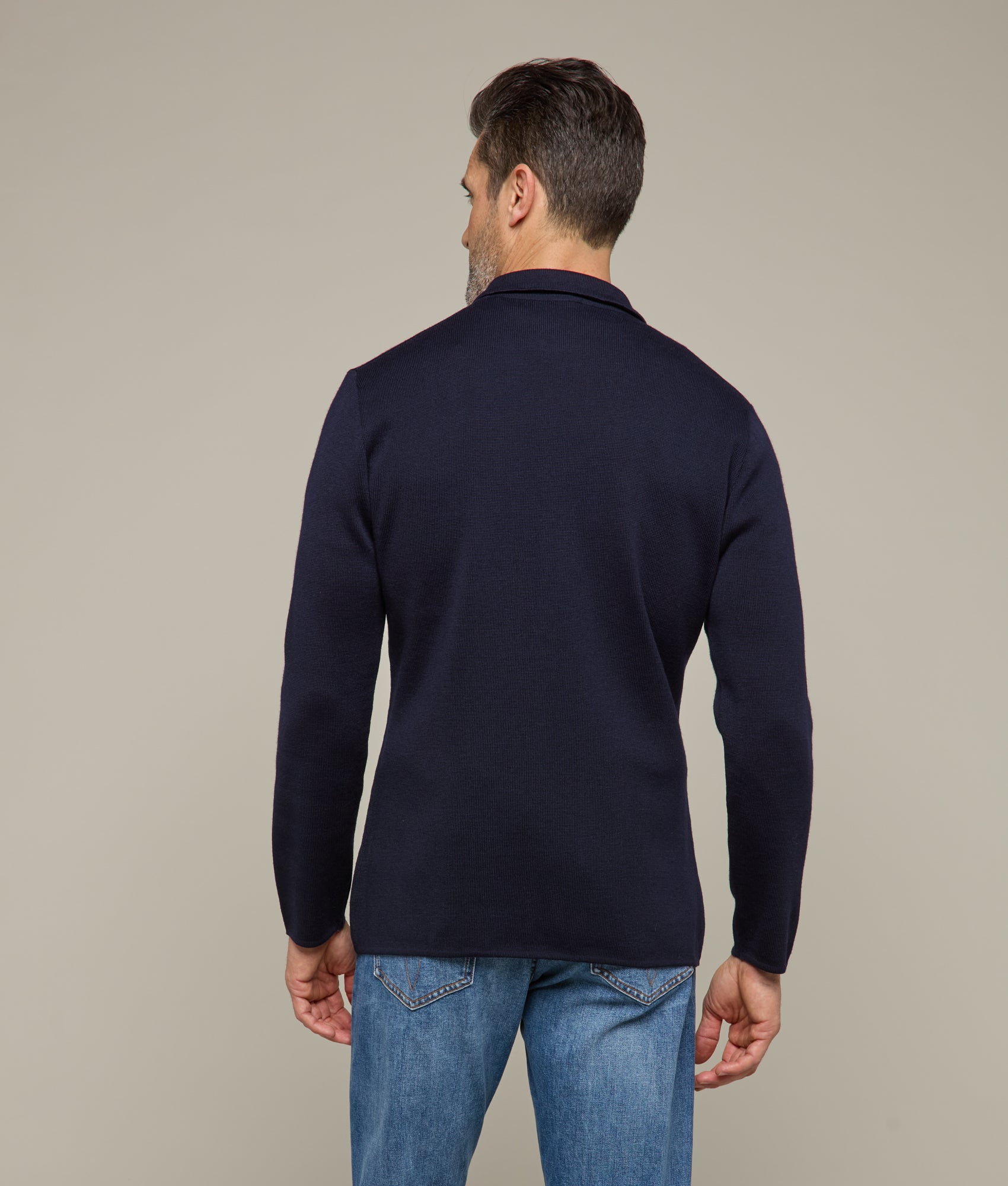 Cole Sweater Jacket for Men - Navy Blue Cozy Knit Cardigan | Perfect for Fall Layering, Casual Outfits & Outdoor Activities