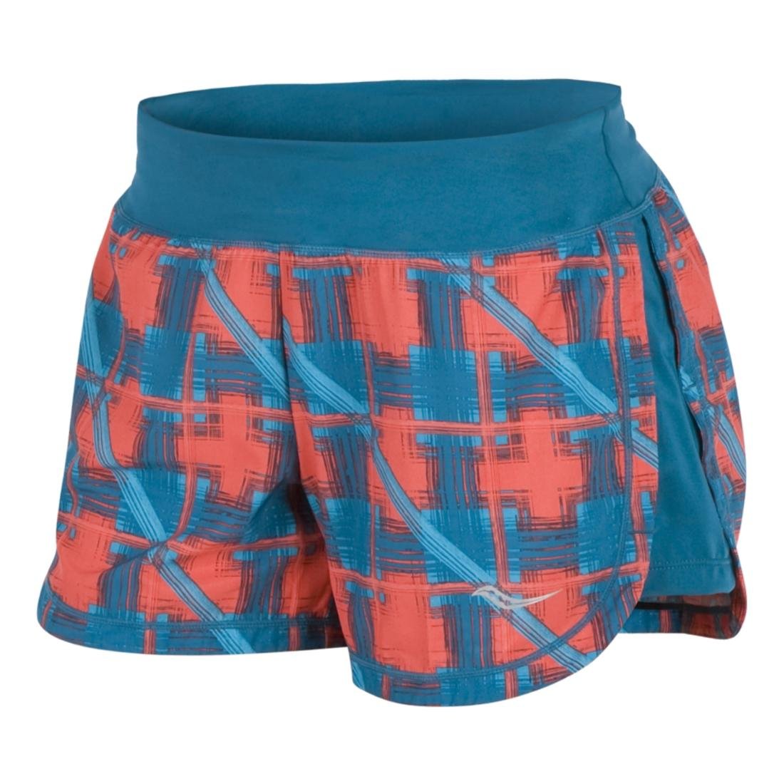 Saucony Women's Impulse Print Running Shorts - Lightweight Quick-Dry Athletic Shorts for Women - Perfect for Jogging, Gym Workouts & Outdoor Activities