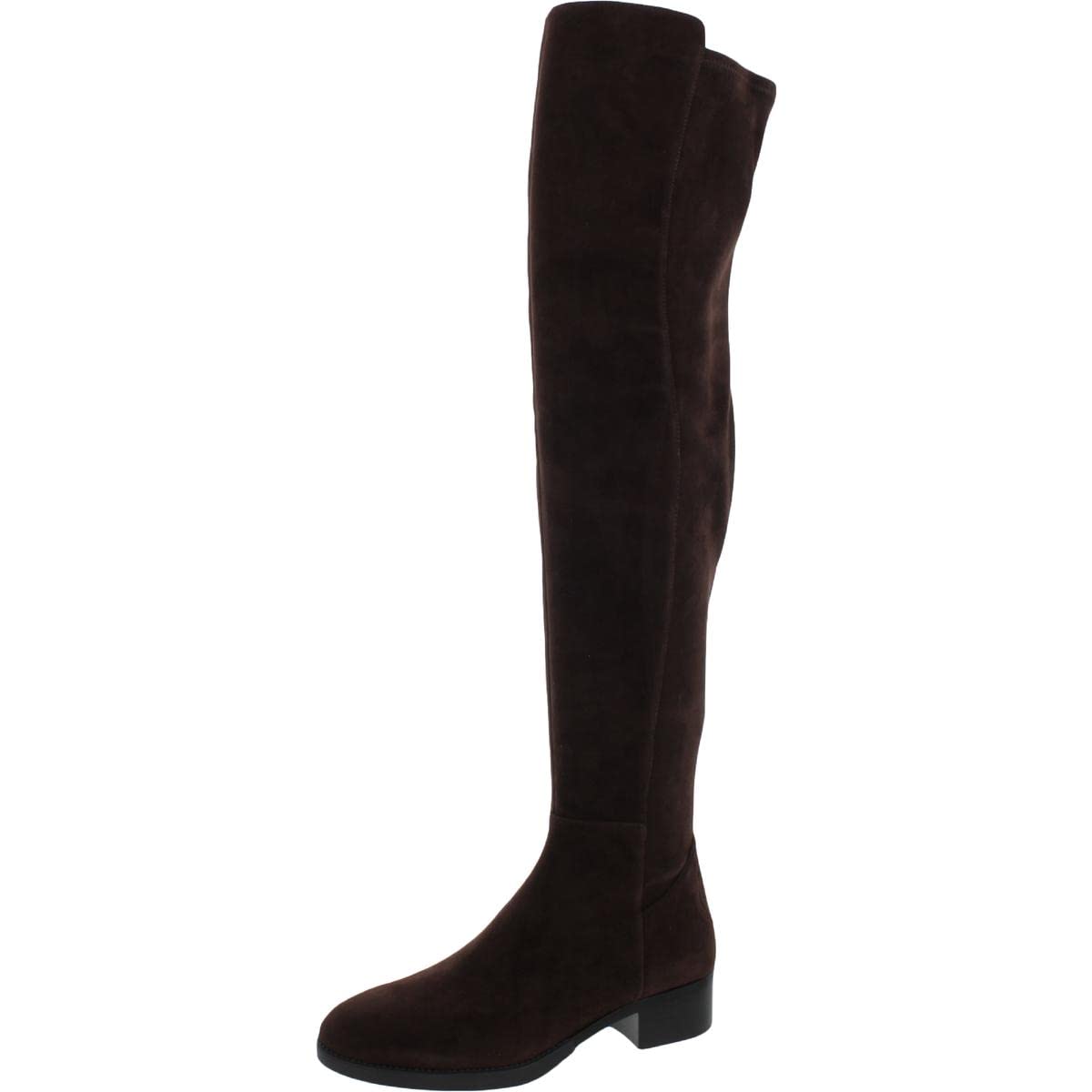 Tory Burch Women's Thea Suede Block Heel Over-The-Knee Boots - Stylish Knee High Boots for Fall & Winter Fashion, Date Night & Office Wear