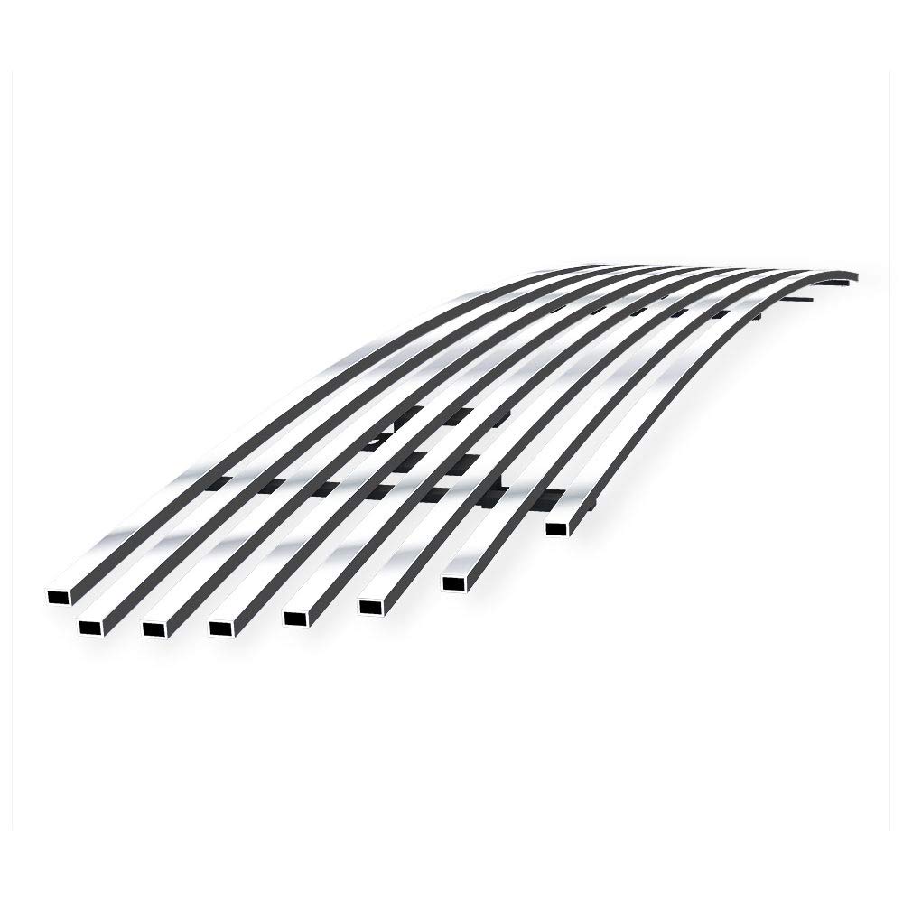 APS Compatible with Ford F-150 1999-2003 Lightning Lower Bumper Stainless Steel SS Chrome Billet Front Grill Grille Insert F85384A - Upgrade Your Truck's Style for Car Shows & Off-Road Adventures