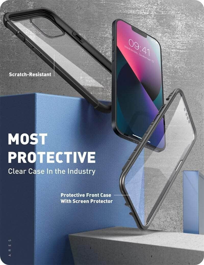 iPhone 13 Mini Case - BLASON Ares Dual Layer Rugged Clear Bumper with Military-Grade Protection | Shockproof & Scratch-Resistant Cover for Everyday Use, Outdoor Activities & Travel