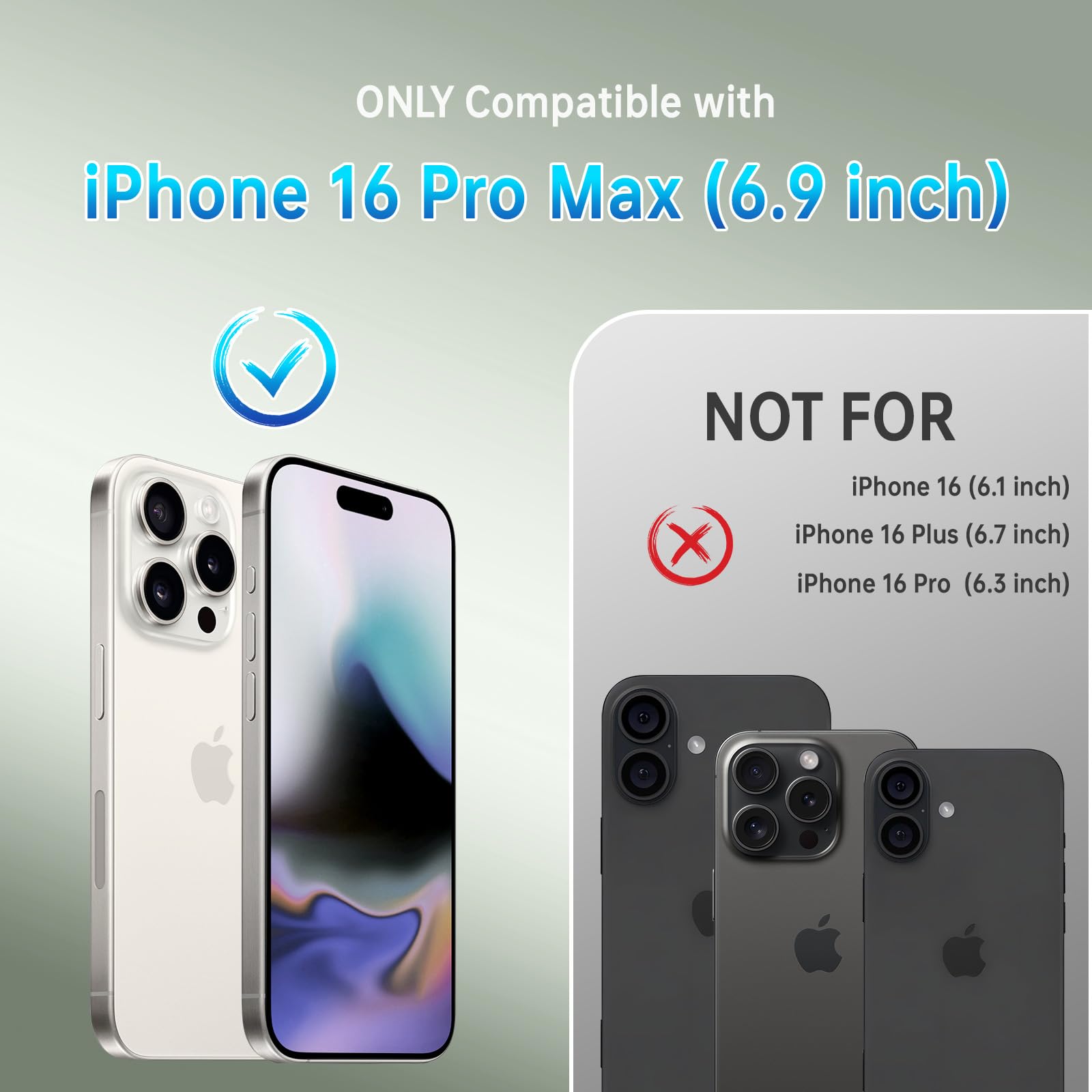 SUW MagSafe Compatible iPhone 16 Pro Max Case 6.9
