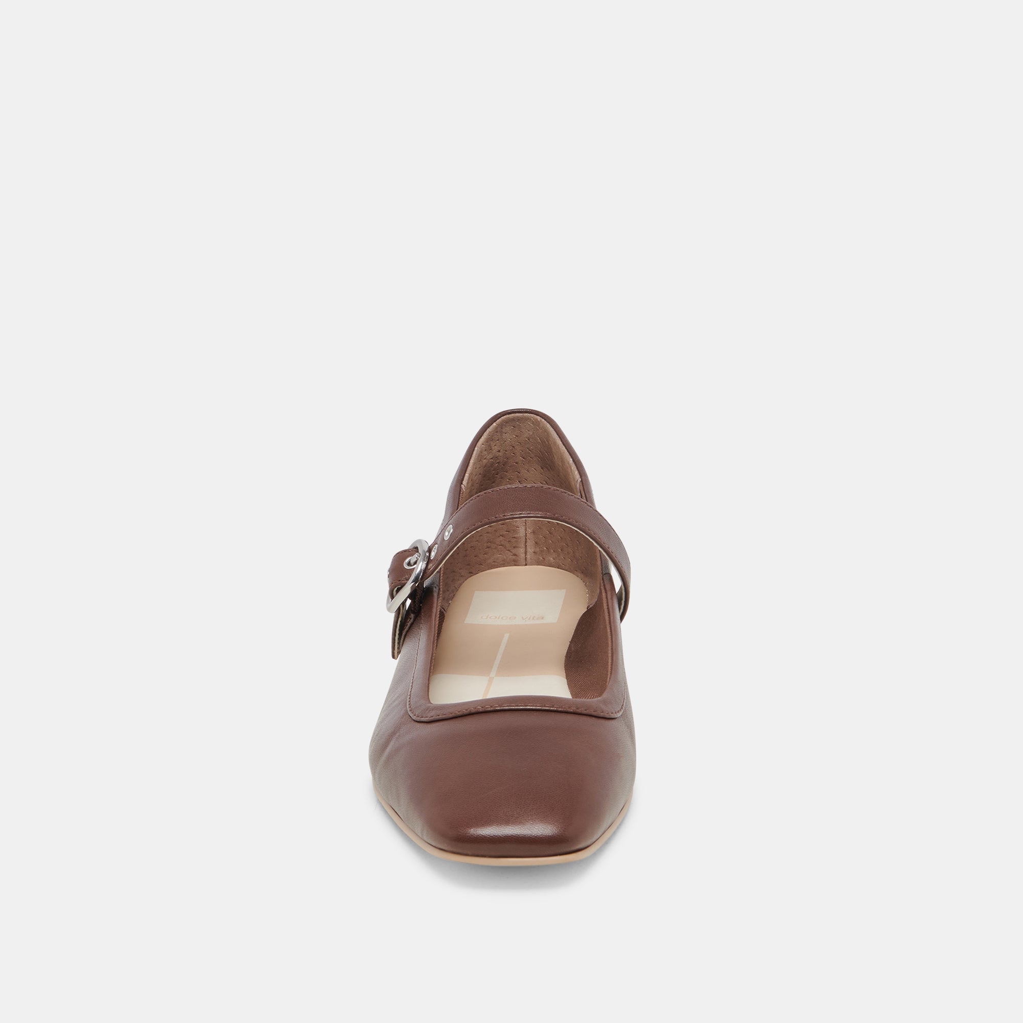 RODNI Women's Ballet Flats - Genuine DK Brown Leather Slip-On Shoes for Comfort & Style | Perfect for Work, Casual Wear & Travel