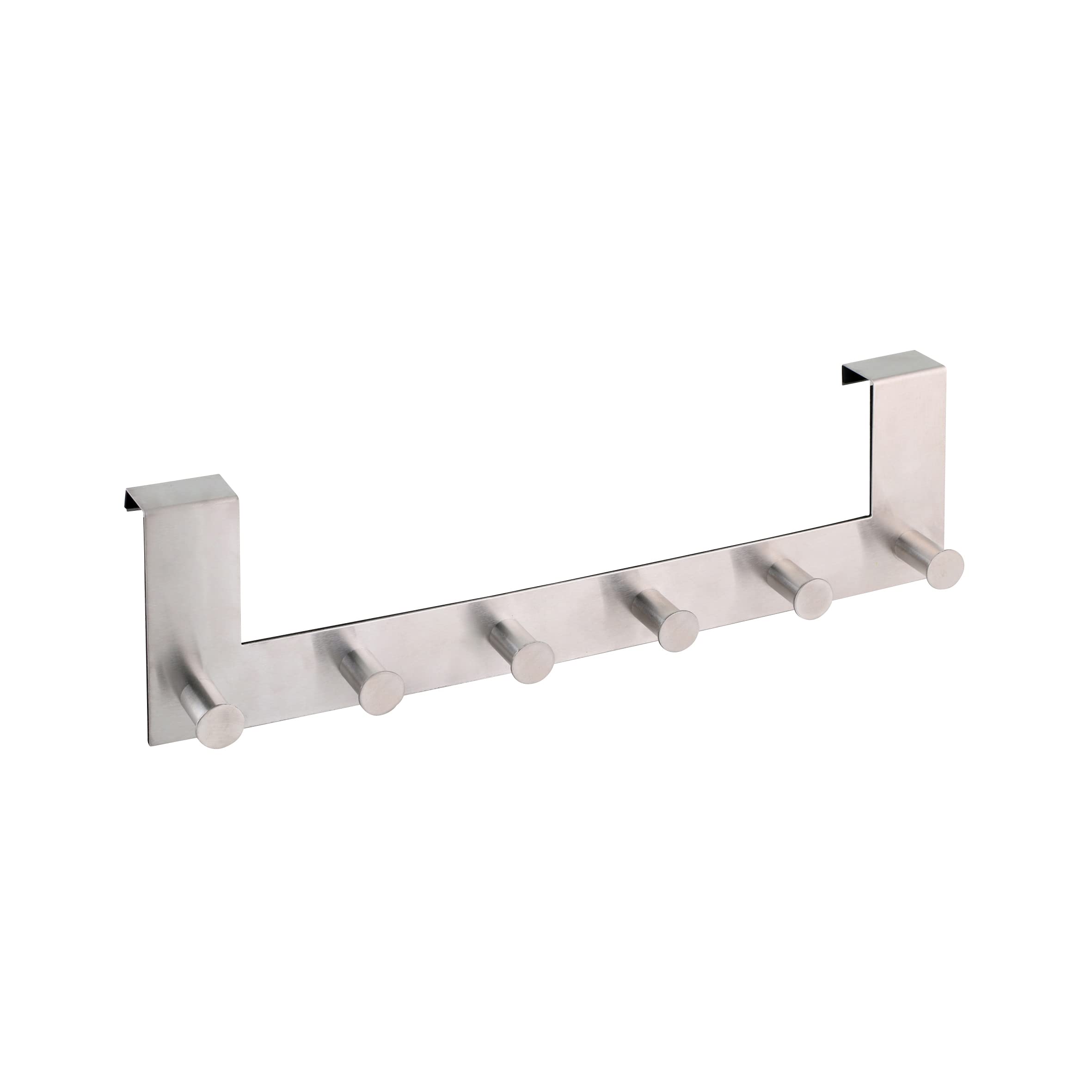 280517 Heavy Duty Over The Door Hooks with 6 Hooks - Space Saving Storage Solution for Bathroom, Bedroom, Closet & Entryway Organization