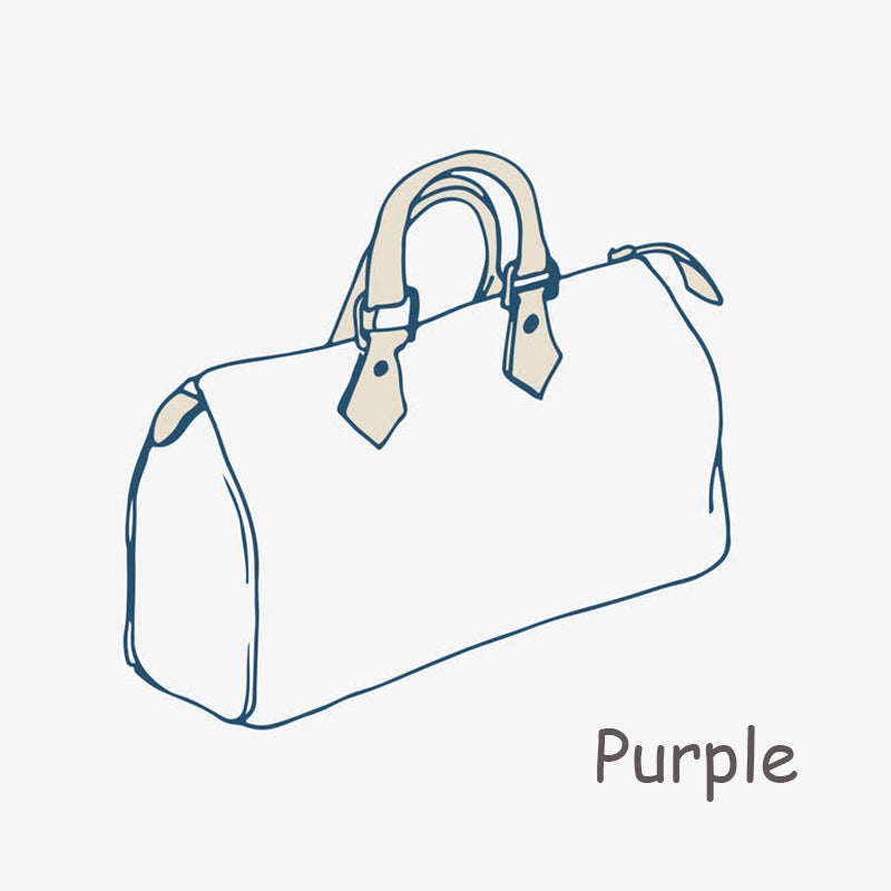 Stylish Purple Weekend Travel Bag - Lightweight Durable Carry-On Luggage for Women & Men - Perfect for Short Trips, Gym, Beach & Overnight Getaways