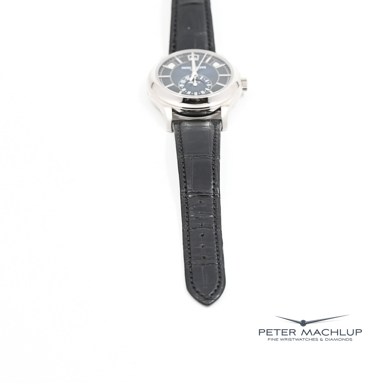 Patek Philippe Annual Calendar Moonphase Watch - Luxury Automatic Men's Timepiece with Date & Moon Phase Display - Perfect for Business, Formal Events & Collectors