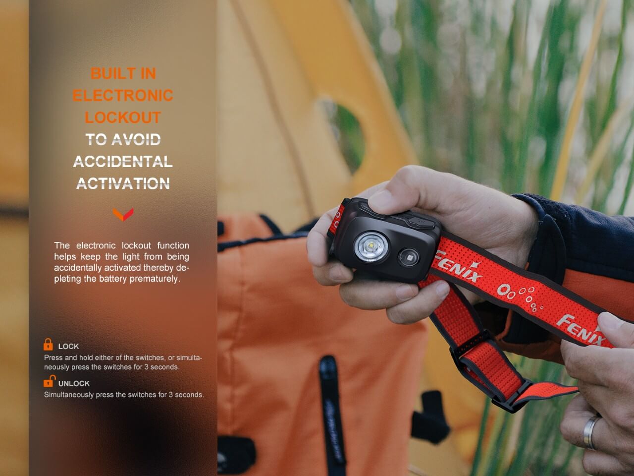 Fenix HL16 Lightweight Outdoor Hiking LED Headlamp - 300 Lumens, USB Rechargeable, Waterproof Headlight for Camping, Running, Fishing & Emergency Use